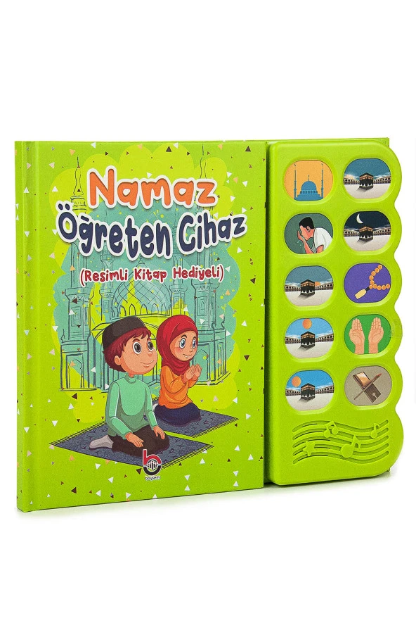 Namaz Öğreten Cihaz Resimli Kitap Seti Yeşil ürün görseli 1