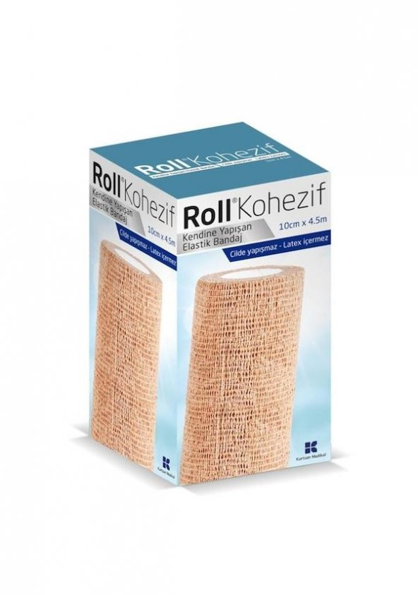ROLL KOHEZİF BANDAJ 10 cm X 4.5 m ürün görseli 1