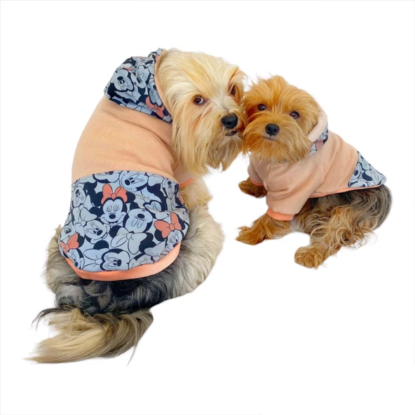 Minnie Pink Sweatshirt Köpek Kıyafeti Köpek Elbisesi ürün görseli 1