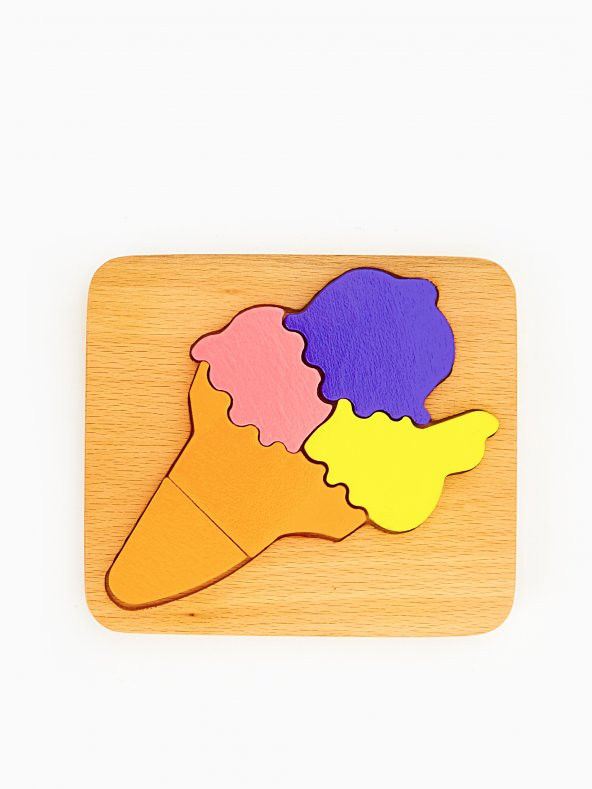 Woodnjoy Dondurma Üç Boyutlu Ahşap Puzzle ürün görseli 1
