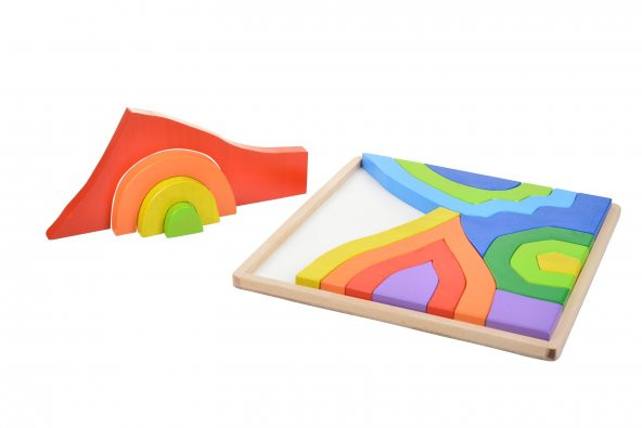 Woodnjoy Dört Element Ahşap Puzzle - Resim 4