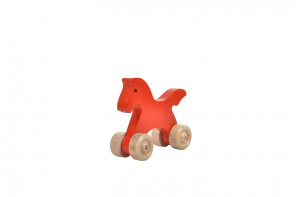 Woodnjoy Hareketli Ahşap Mini At - Resim 3