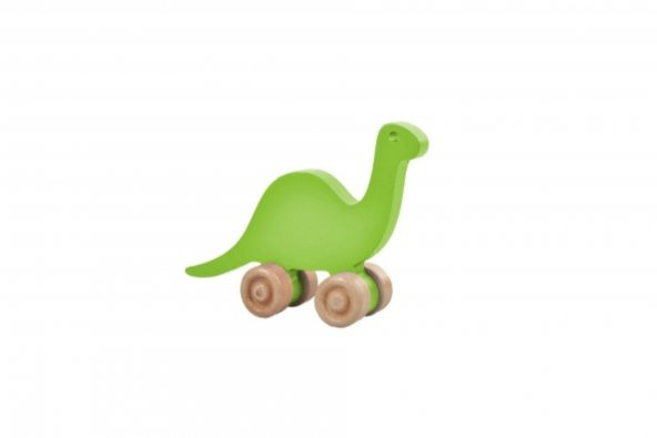Woodnjoy Hareketli Ahşap Mini Dinazor (yeşil) ürün görseli 1
