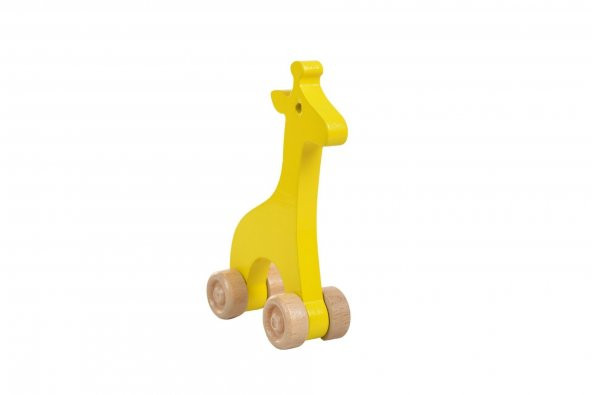 Woodnjoy Hareketli Ahşap Mini Zürafa (sarı) ürün görseli 1