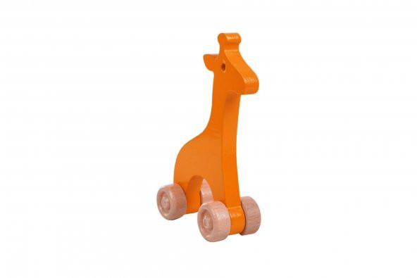 Woodnjoy Hareketli Ahşap Mini Zürafa (turuncu) ürün görseli 1