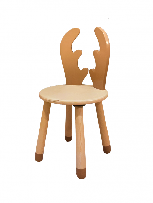 Wood&Joy Renkli Geyik Sandalye - Resim 2