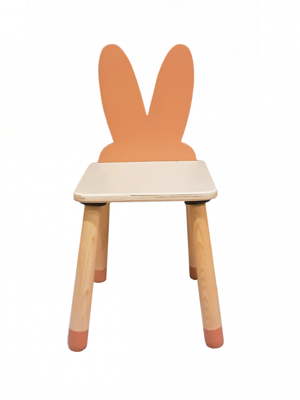 Wood&Joy Renkli Tavşan Sandalye ürün görseli 1
