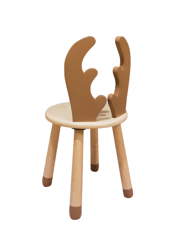 Wood&Joy Renkli Geyik Sandalye - Resim 3