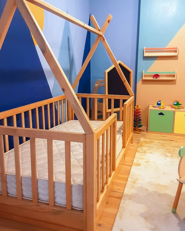 Woodnjoy Wood&Joy Montessori Tribal Karyola - Resim 4