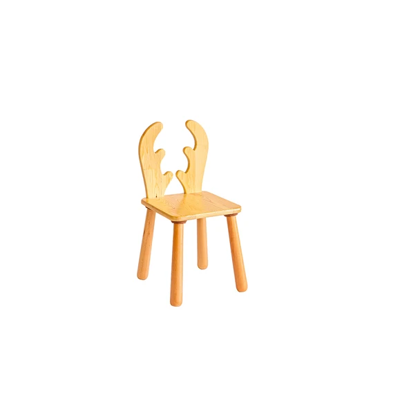 WoodnJoy Ahşap Sandalye (Geyik) ürün görseli 1