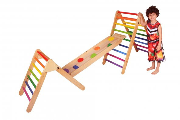 WoodnJoy Ahşap Merdiven Setimiz (3lü Set) - Resim 3