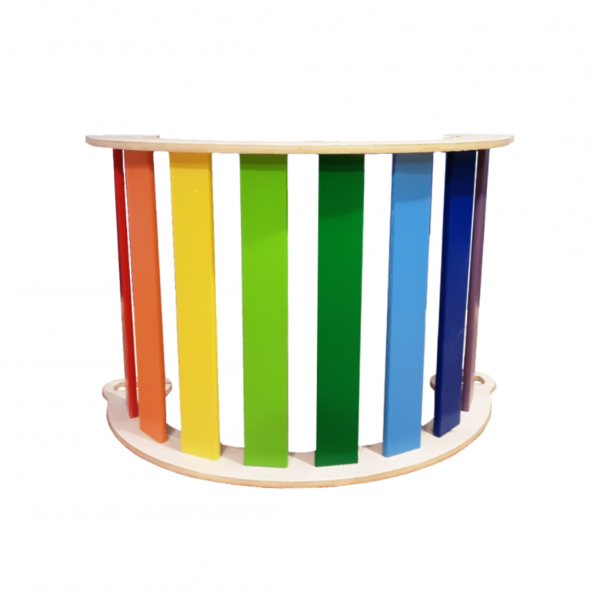 WoodnJoy Ahşap Gökkuşağı Dönence - Resim 4