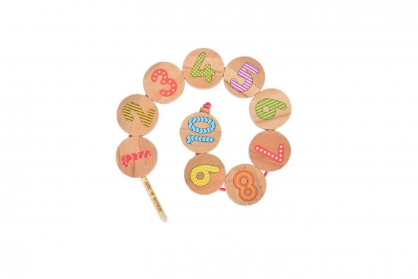 Woodnjoy Ahşap Sayı Dizimi - Resim 3