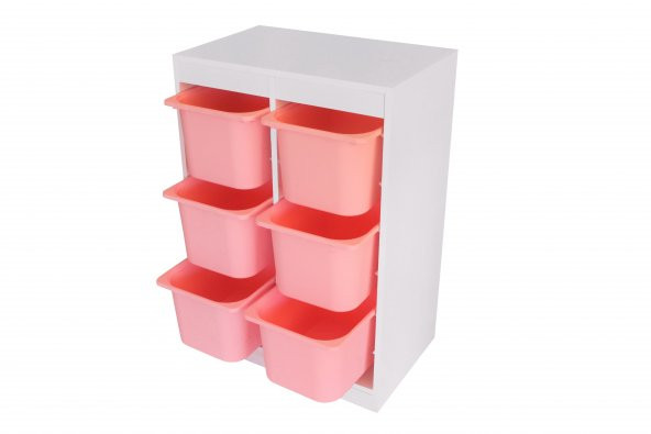 WoodnJoy Dikey Oyuncak Dolap (MDF Lam) ürün görseli 1