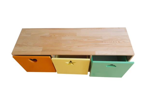 WoodnJoy Dikey Oyuncak Dolap (Ahşap) ürün görseli 1