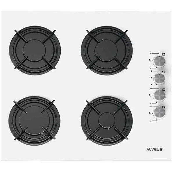 Alveus 6 Program Turbo Ankastre Cam Set - Beyaz - Resim 3