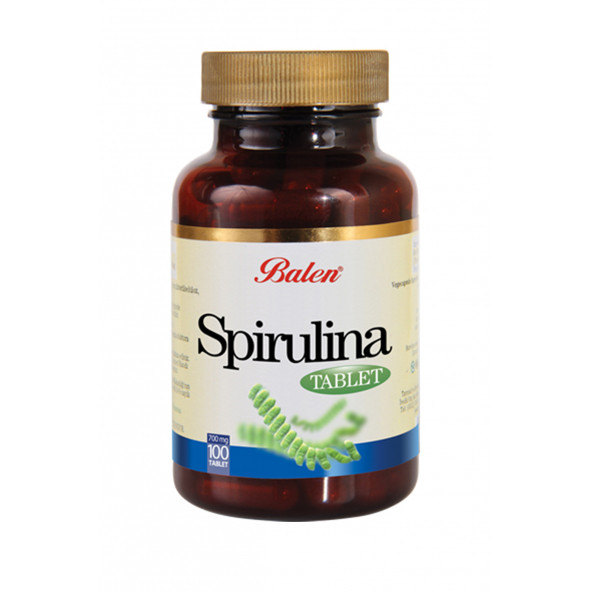 Balen Spirulina Tablet 100 x 740 MG Sprulina Yosun Alg ürün görseli 1