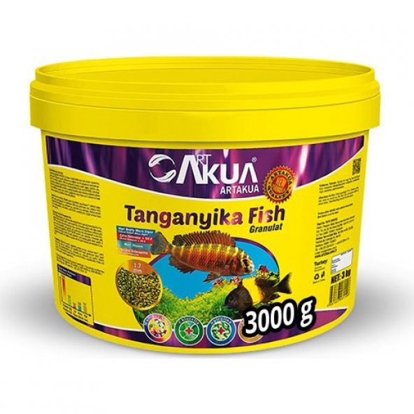 ArtAkua Tanganyika Fish Granulat 100 Gram ürün görseli 1