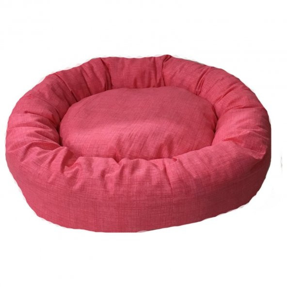 Renkli Simit Kedi ve Köpek Yatağı 50 cm ürün görseli 1