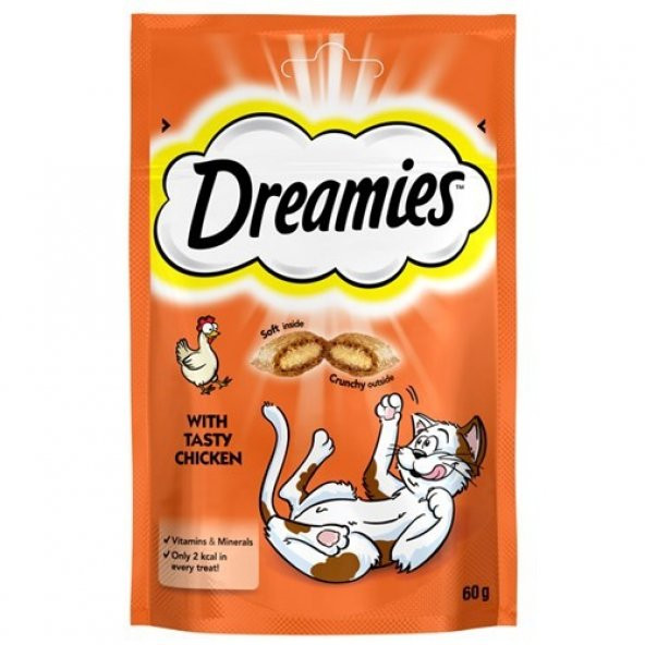 Dreamies Tavuklu Kedi Ödülü 60 gr ürün görseli 1