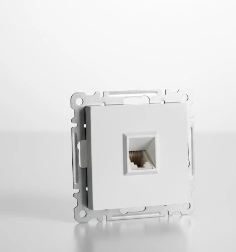 Makel Karea Beyaz Telefon Prizi Nümeris Çerçevesiz ürün görseli 1