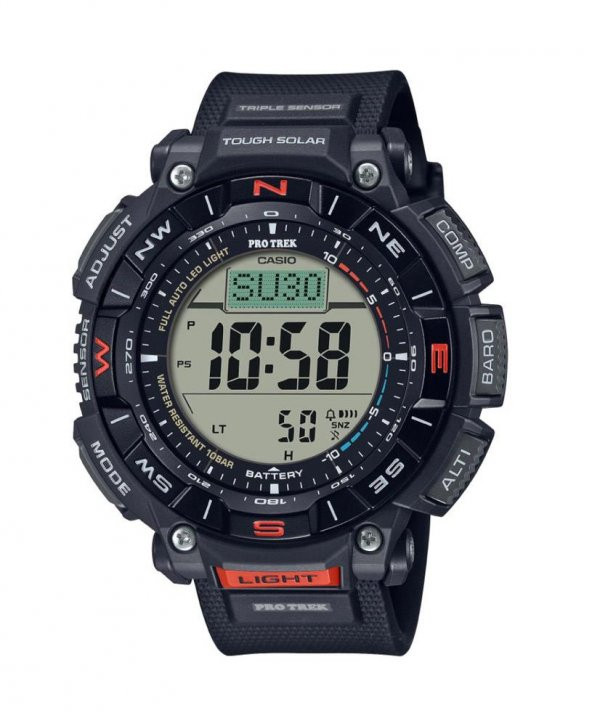 Casio Pro Trek PRG-340-1DR Solar Erkek Kol Saati ürün görseli 1