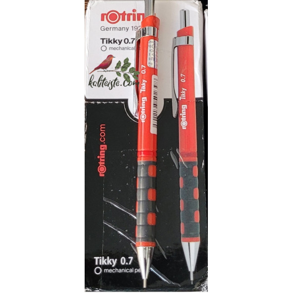 Rotring Versatil Kalem Tikky 0.7 mm Bandrollü Kırmızı ürün görseli 1
