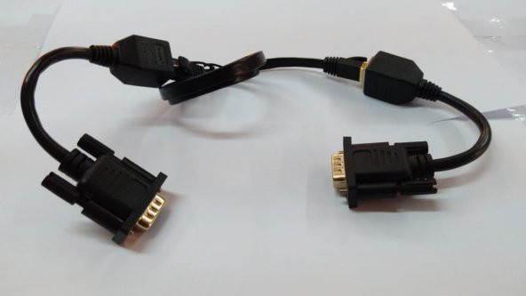 VGA RJ45 Extender Kablo 15 cm - 1 Çift - Resim 3