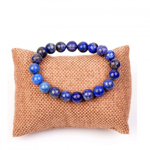 Pigado Hakiki Doğaltaş Lapis Lazuli Taşı Unisex Bileklik ürün görseli 1
