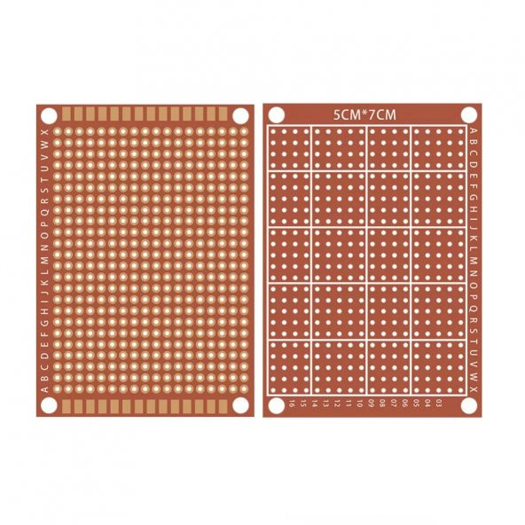 5x7cm Pertinaks Proto Pcb 18x24  432 Adet Bakır Delik 2.54mm ürün görseli 1