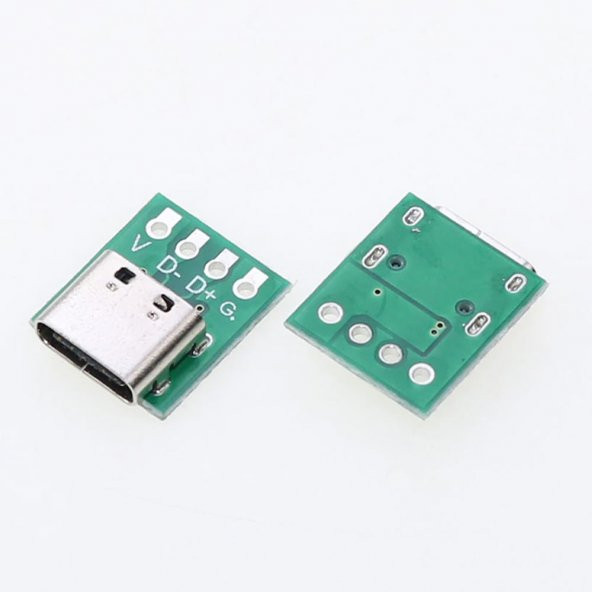 USB Type C 4 Pin DIP Çevirici Pcb Usb Dip Adaptör Kart - Resim 5