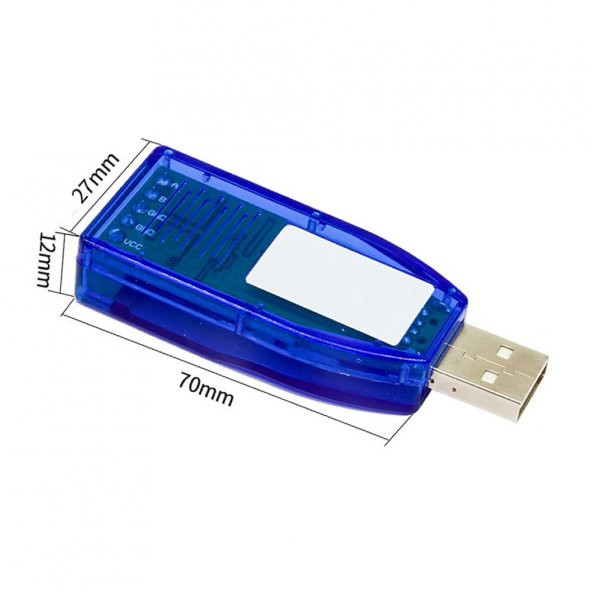 Plastik USB Devre Kutusu RS232 RS485 Shell Voltmetre Ampermetre İsolatör Klemens - Resim 5