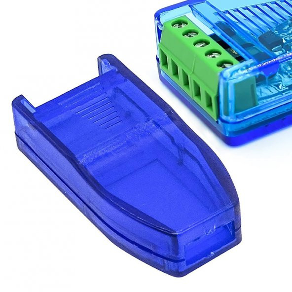 Plastik USB Devre Kutusu RS232 RS485 Shell Voltmetre Ampermetre İsolatör Klemens - Resim 6