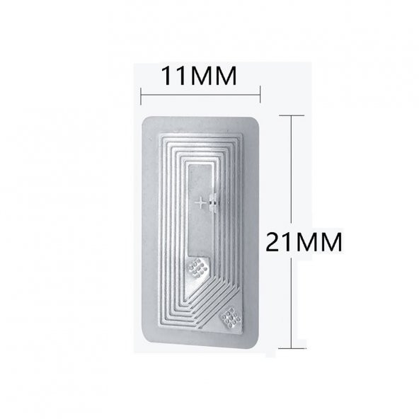 13.56 Mhz Ntag213 Nfc Rfid Etiket Transparan Manyetik Sticker Proximity Göstergeç ürün görseli 1