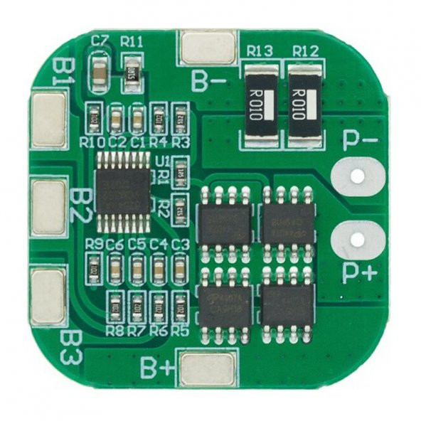 Li-ion 18650 16.8 V 4S 20 A Lityum Batarya BMS Koruma Kartı ürün görseli 1