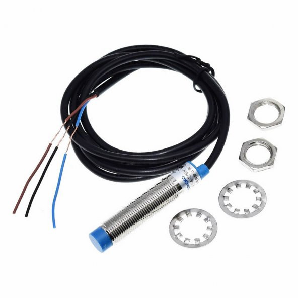 LJ12A3-4-Z/BY Endüktif 4Mm Metal Algılayıcı Sensör Pnp No Temassız ürün görseli 1