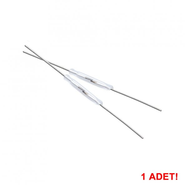 14mm Reed Röle Anahtar Sensör Switch Manyetik Alan Mıknatıs - Resim 7