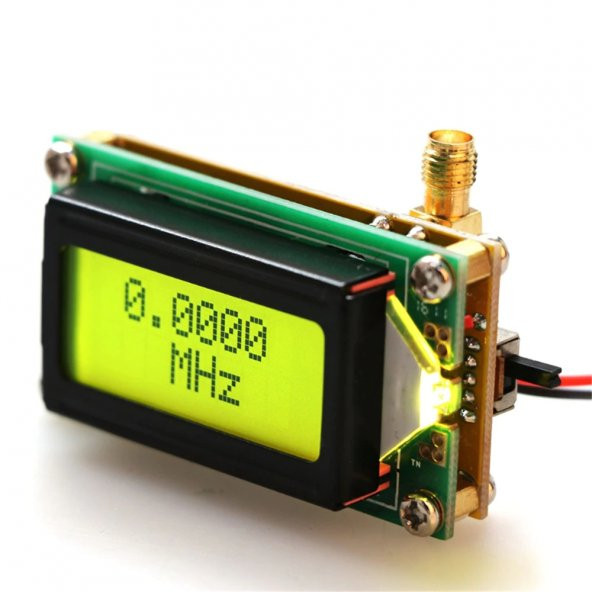 1Mhz-500Mhz Rf Frekans Sayıcı 9V 0802 Lcd Ekran Dijital Rf Radyo ürün görseli 1