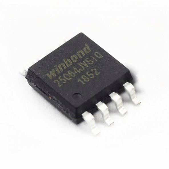 Winbond W25Q64JVSIQ 64M-Bit Seri Flash 3.3V SPI Hafıza Entegresi ürün görseli 1