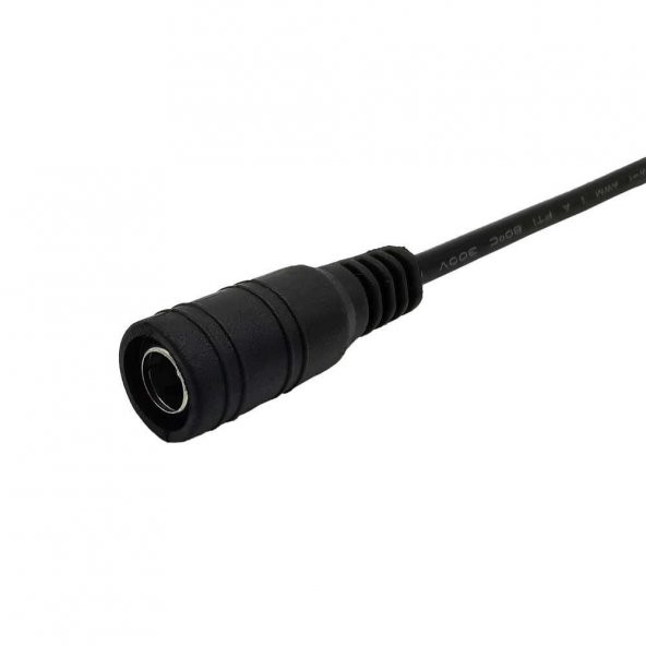 5.5mm x 2.1mm 15cm Adaptör Kablosu Dişi 22AWG 80 Derece 300V ürün görseli 1