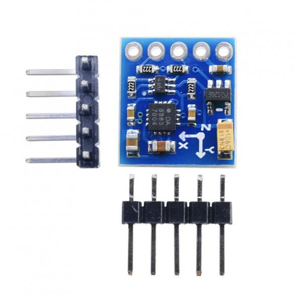 Hmc5883 Gy-271 Üç Eksenli Gyro Sensör Modülü 3V-5V Manyetometre ürün görseli 1