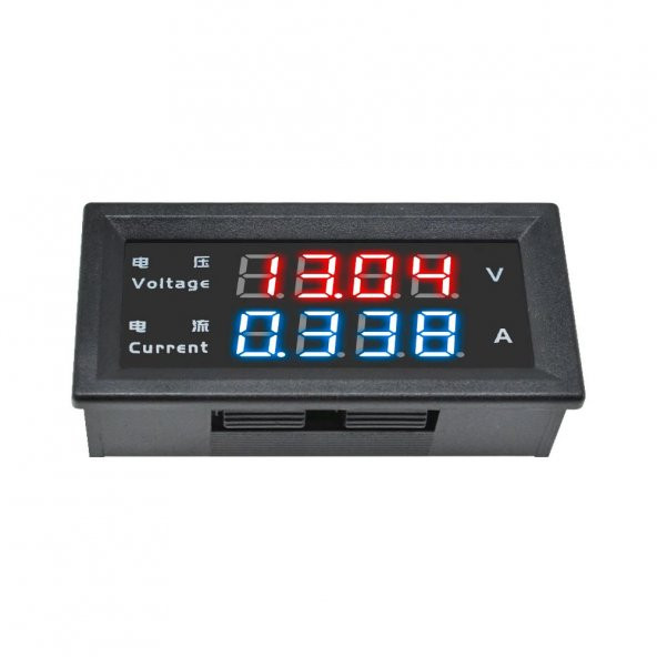 Panel Tip DC 0-200V 10A mV Voltmetre mA Ampermetre M4430 - Resim 2