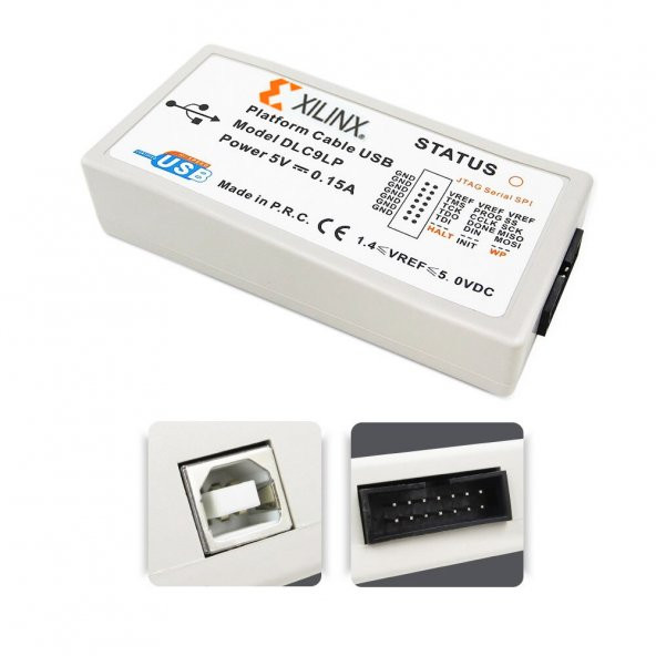 XILINX Platform Cable Fpga Cpld Programlayıcı Kablo Spartan DLC9LP - Resim 6