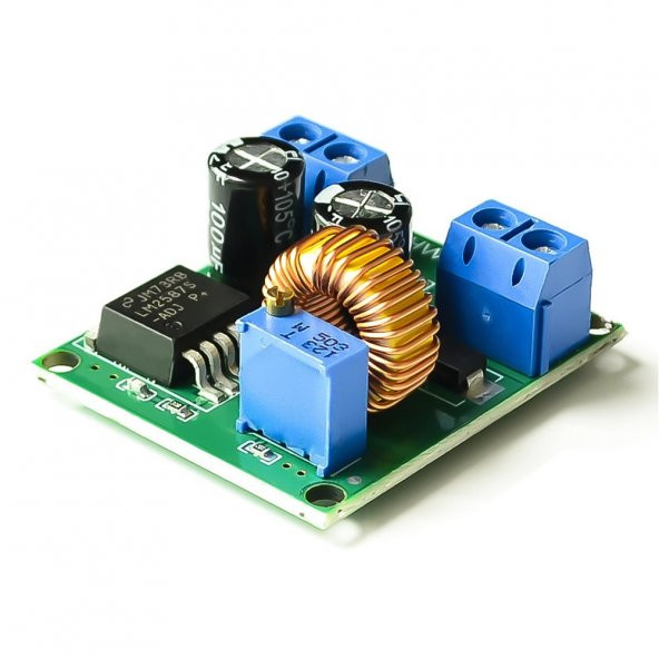 LM2587 Ayarlı Voltaj Yükseltici Modül 40V 5A Step Up Boost Modül - Resim 4