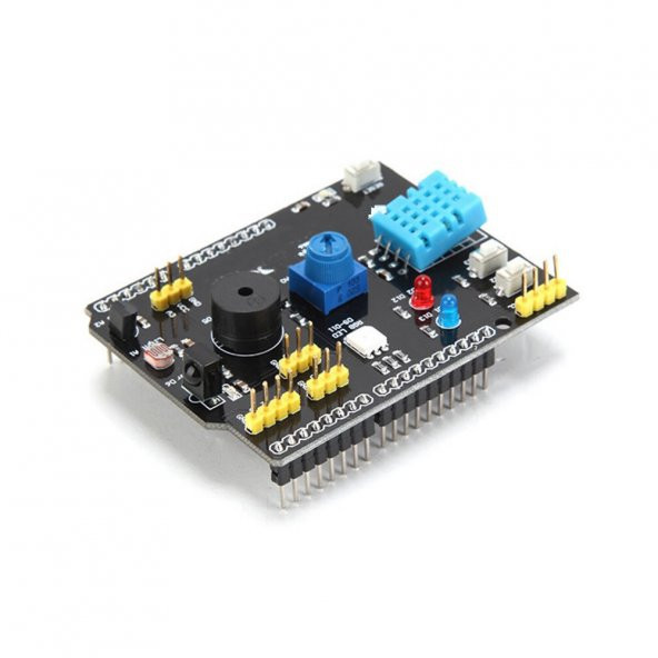 Arduino Sensor Shield Çok Fonksiyonlu Sensör Kartı DHT11 LM35 LDR ürün görseli 1