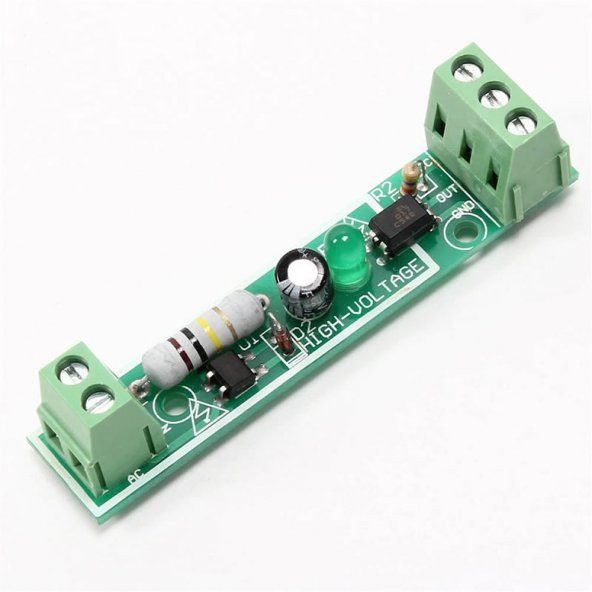Optokuplör İzolasyonlu AC 220V Voltaj Algılayıcı Sensör Modül ürün görseli 1