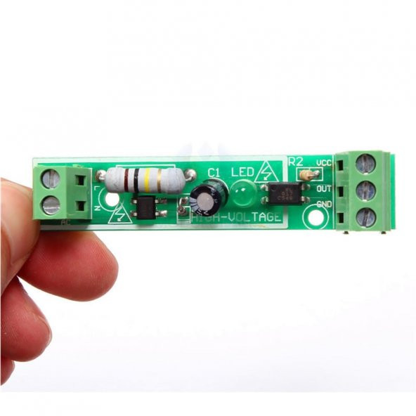 Optokuplör İzolasyonlu AC 220V Voltaj Algılayıcı Sensör Modül - Resim 6