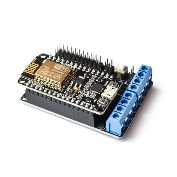 Nodemcu L293D Shield Motor Sürücü Esp8266 Kablosuz İnternet Wifi Motor Uzaktan Kontrol Robo ürün görseli 1