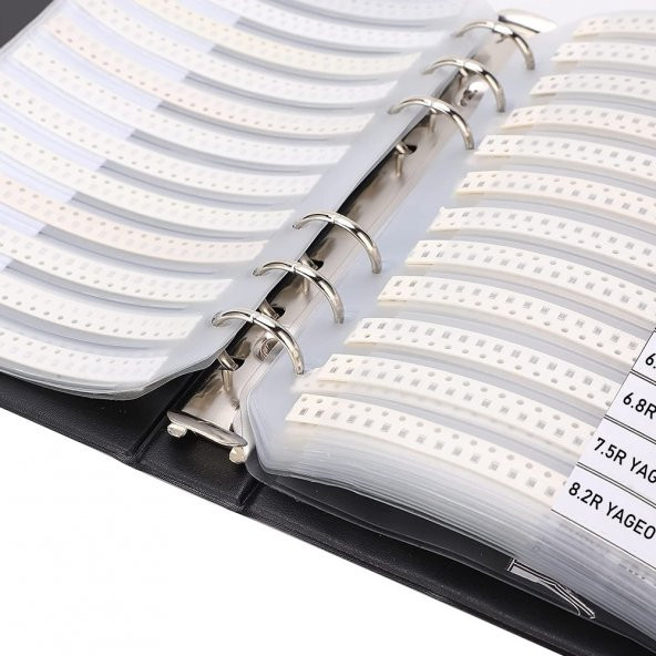 4250 Parça Smd 0805 Direnç Seti Kitabı 1 Sample Book - Resim 6