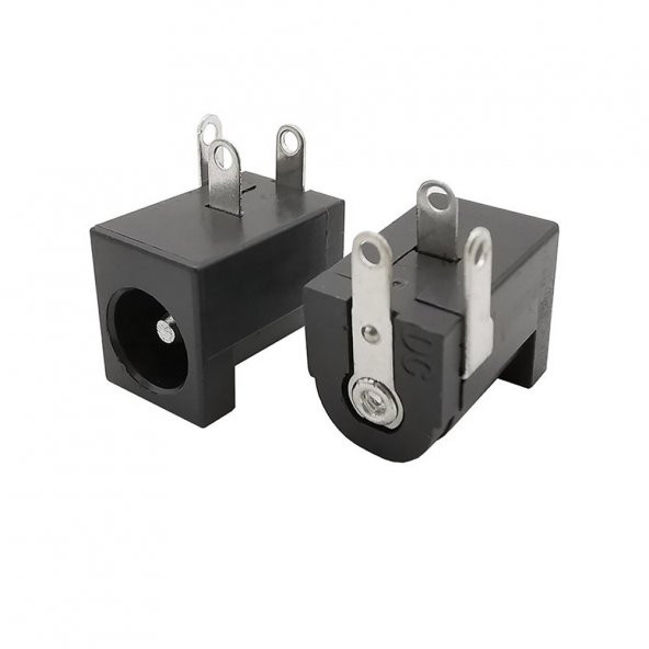 5.5mm x 2.1mm DC Güç Soketi Plastik DC005 Pcb Tip Adaptör - Resim 2